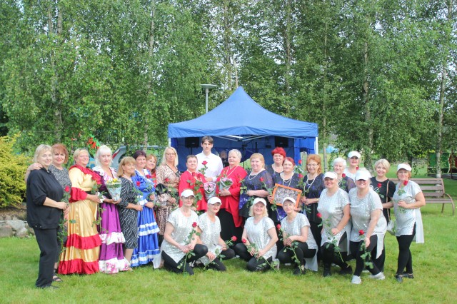 Pasākums "Vasaras balle" pie Maļinovas pagasta saieta nama atpūtas laukumā